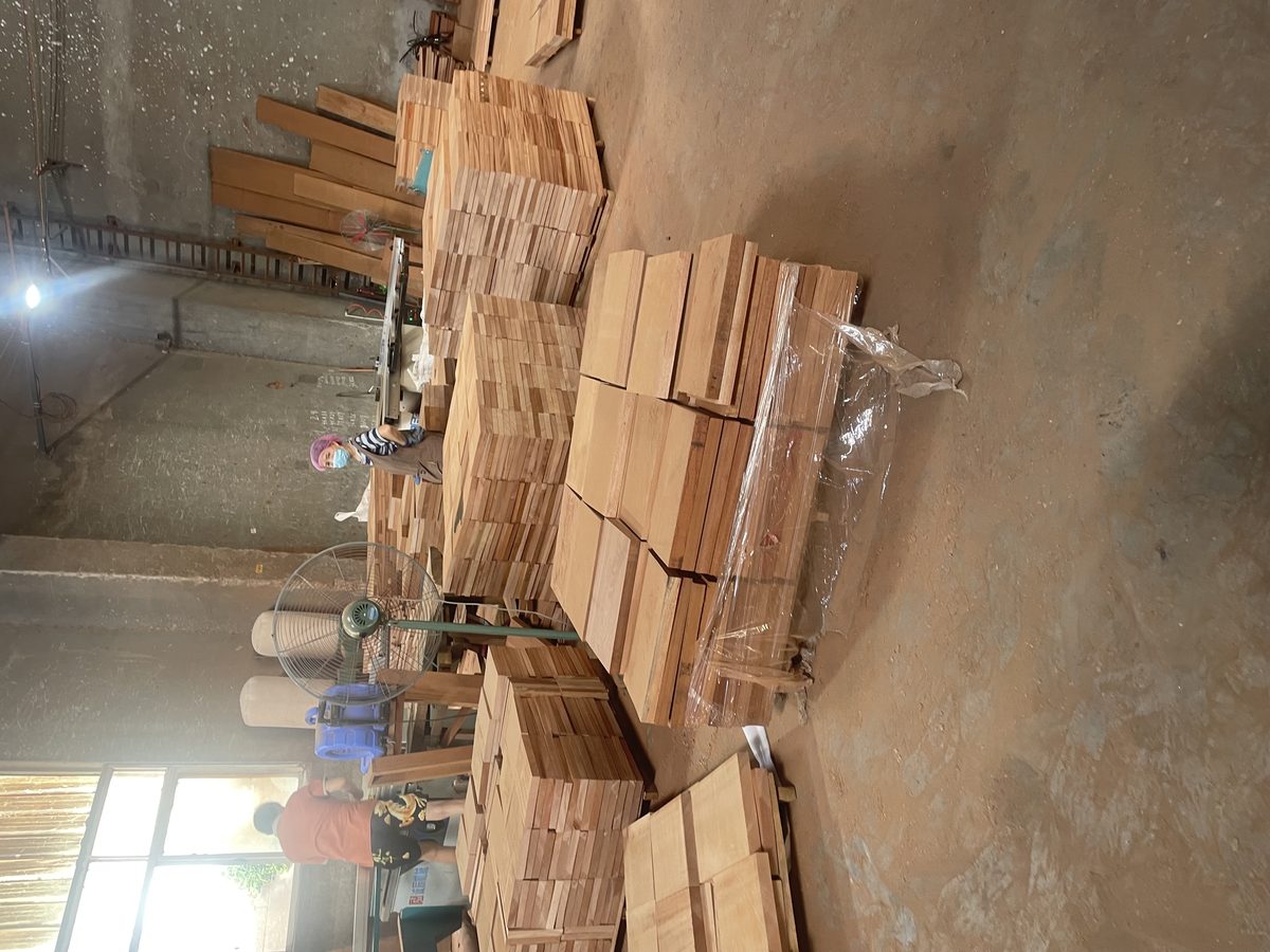 Wood stock in our factory