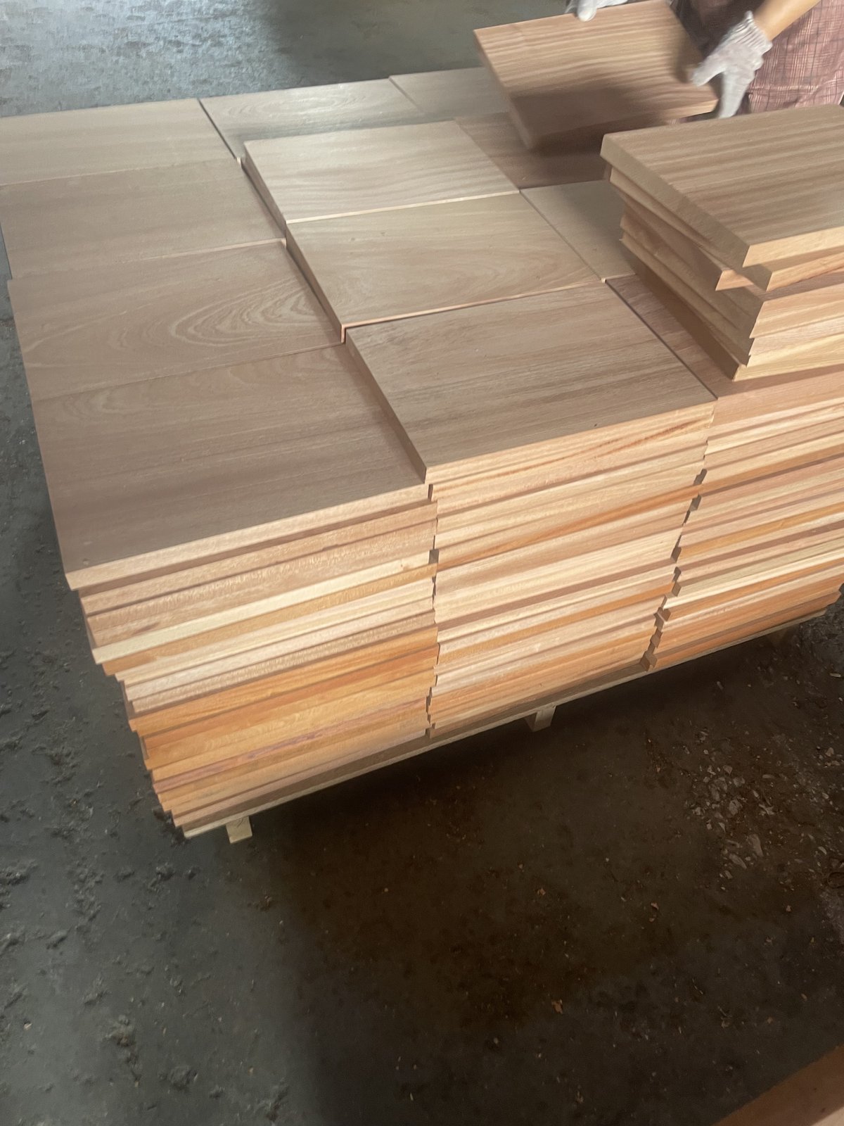 Sanding and finishing process